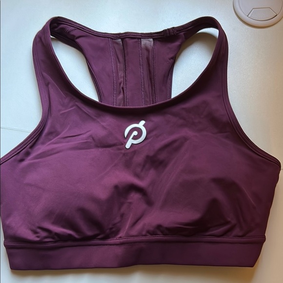 Peloton Women's Purple Sports Bra - Picture 1 of 3